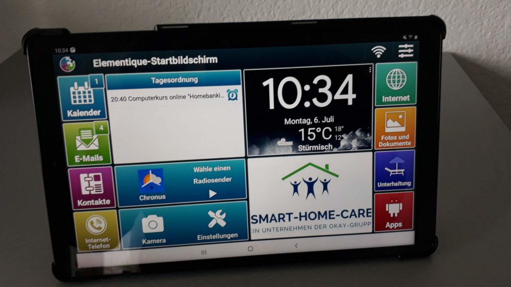 SeniorenTablet Komplettset SmartHomeCare